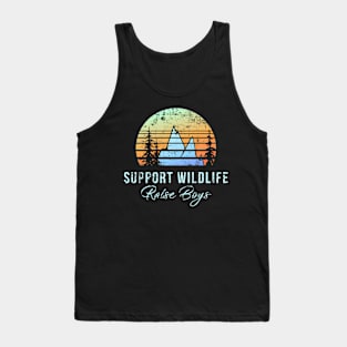 Mom Support Wildlife Raise Mother Day Tank Top